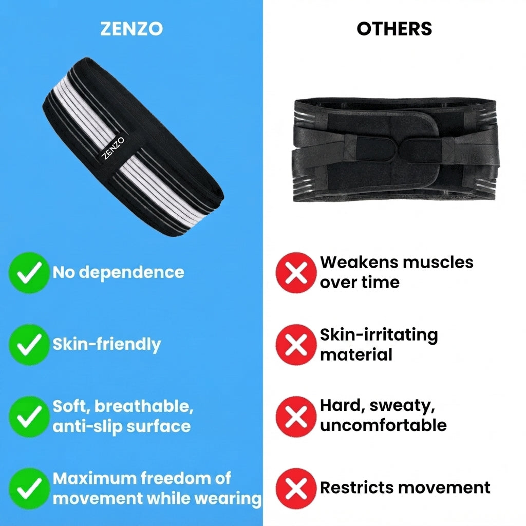 Zenzo® | Orthopedic back support belt